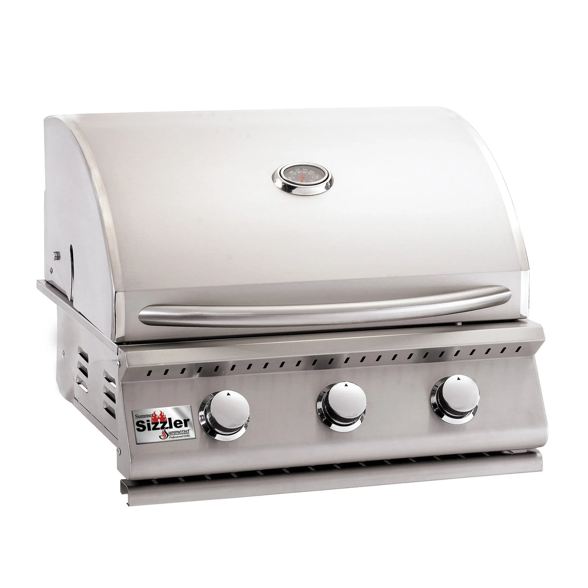 26-inch Sizzler Gas Steel Summerset Built-in Stainless Grill