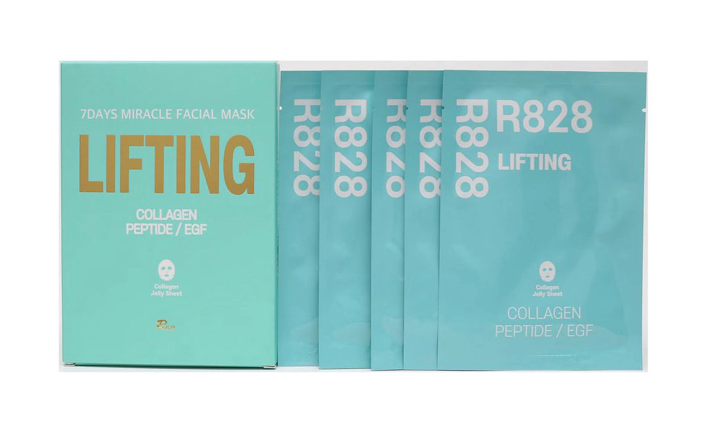 Hydrolyzed & 10 Peptide Pack Face Instant Mask EGF and R828 Lifting Glowing Face with Lifting Collagen