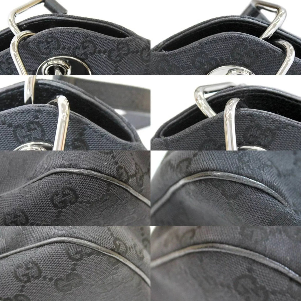 121023 canvas (Good) Pre-Owned tote GUCCI Gucci bag GG black