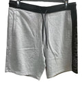 FADED Men's HEATHER GRAY Shorts, US Klein Drawstring Calvin Large Knit