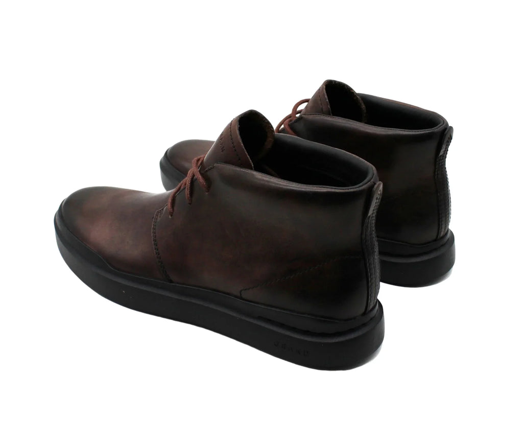 Lace Chukka Leather GrandPro Chukka Rally up (9.5) Mens Cole Haan