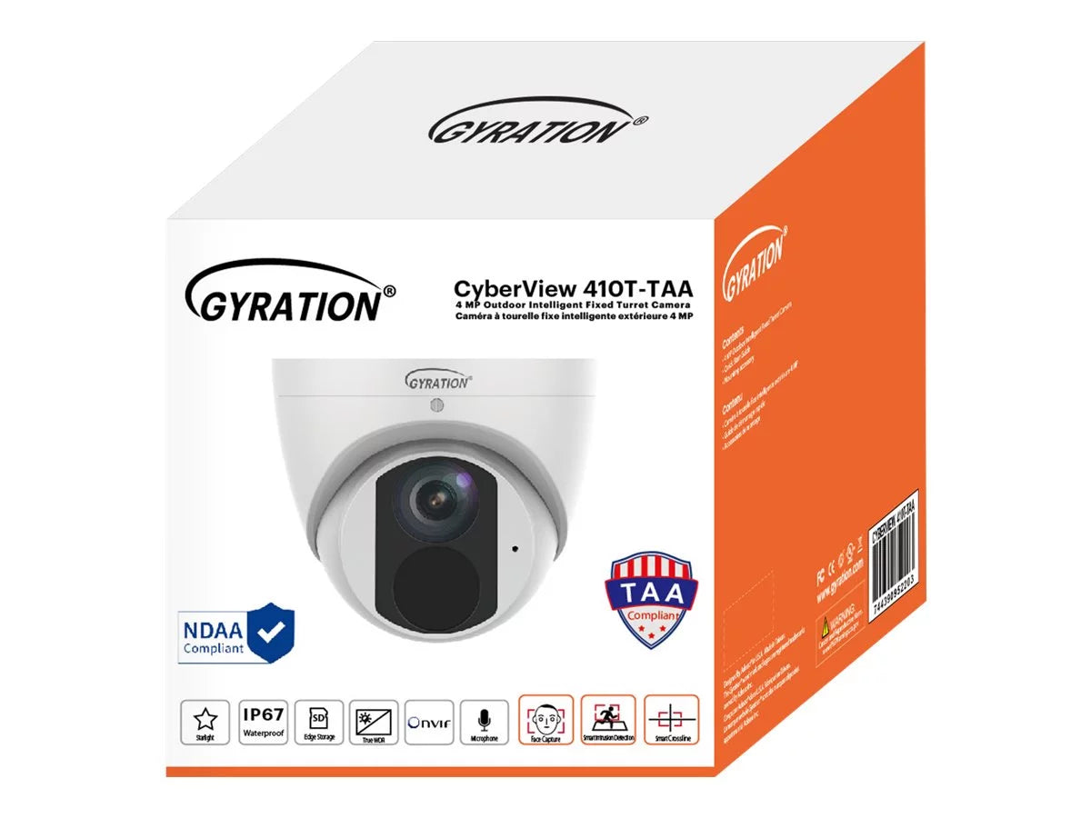 MAX x Resolution 1440 Camera Gyration 2560 Surveillance CYBERVIEW410T-TAA