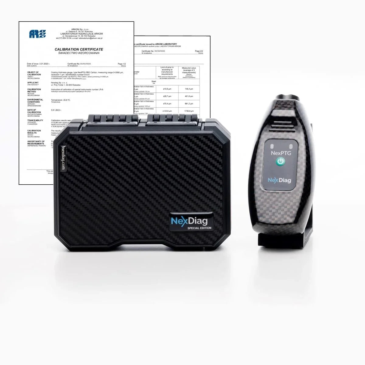 Calibration with for Tool Paint Pro Measurement HogoR NexDiag Automotive NexPTG Vehicle Carbon