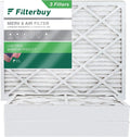 Filters (3-Pack) Furnace Air 8 Pleated 10x16x4 AC Filterbuy HVAC MERV