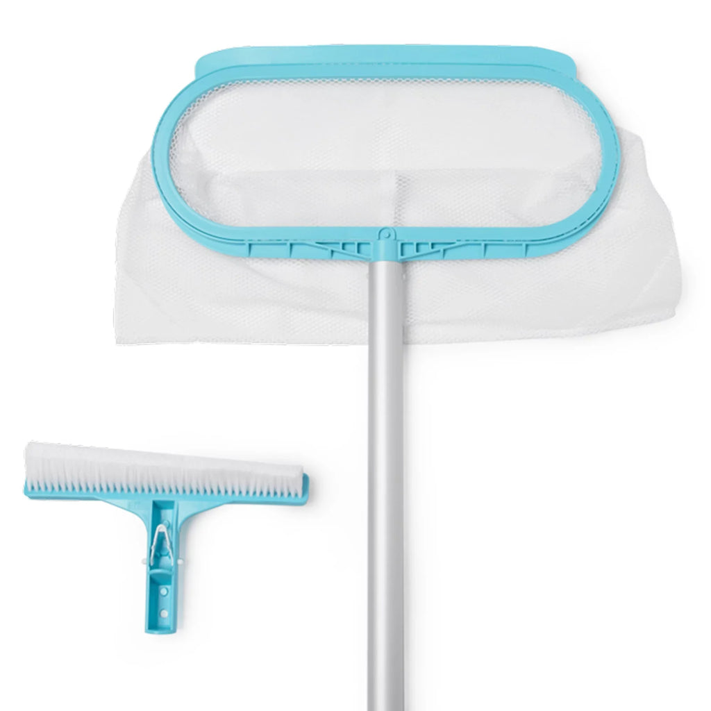 Intex Maintenance Inflatable Pump, Ladder Kit with 18'x48" & Pool Set Easy