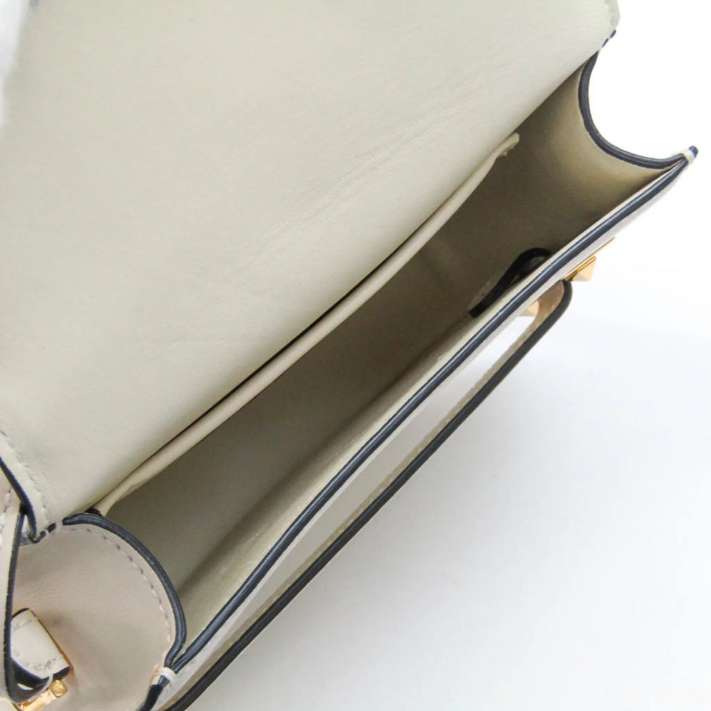 Beige Leather Women,Men Valentino Shoulder Bag Pre-Owned Light Garavani (Good)