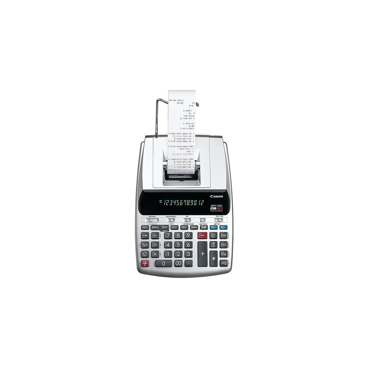 Black/Red 3.7 Canon Ribbon Print, Lines/Sec Printing Calculator, MP11DX 12-Digit