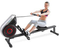 Machine for Resistance Air Rowing Machine Rowing Rowing Exercise and Levels Machine (8) Magnetic (Black) Selectable SereneLife Gym,