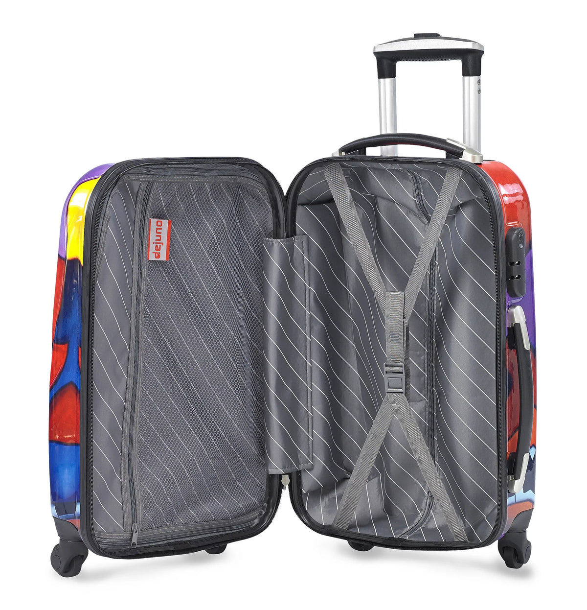 Spinner 3-Piece Lightweight Hardside Dejuno Set Luggage Upright Jazz -