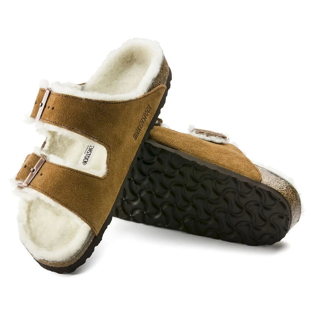 Shearling 1001128 BIRKENSTOCK Mink Arizona Shearling - Unisex Suede/Natural