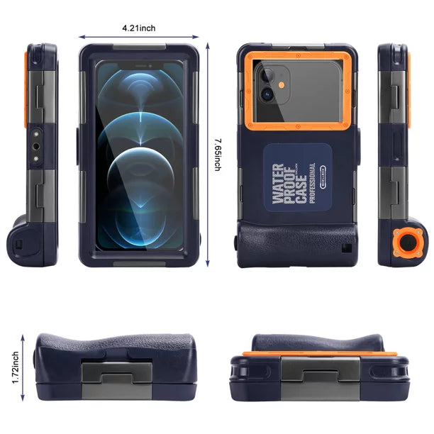 Case Swimming Surfing all for Lanyard UrbanX Diving to Inch Snorkeling And with vivo Phones Professional Video 8 [15m/50ft] Underwater LCD Protective 6.9 Up Housing iQOO Waterproof Photo