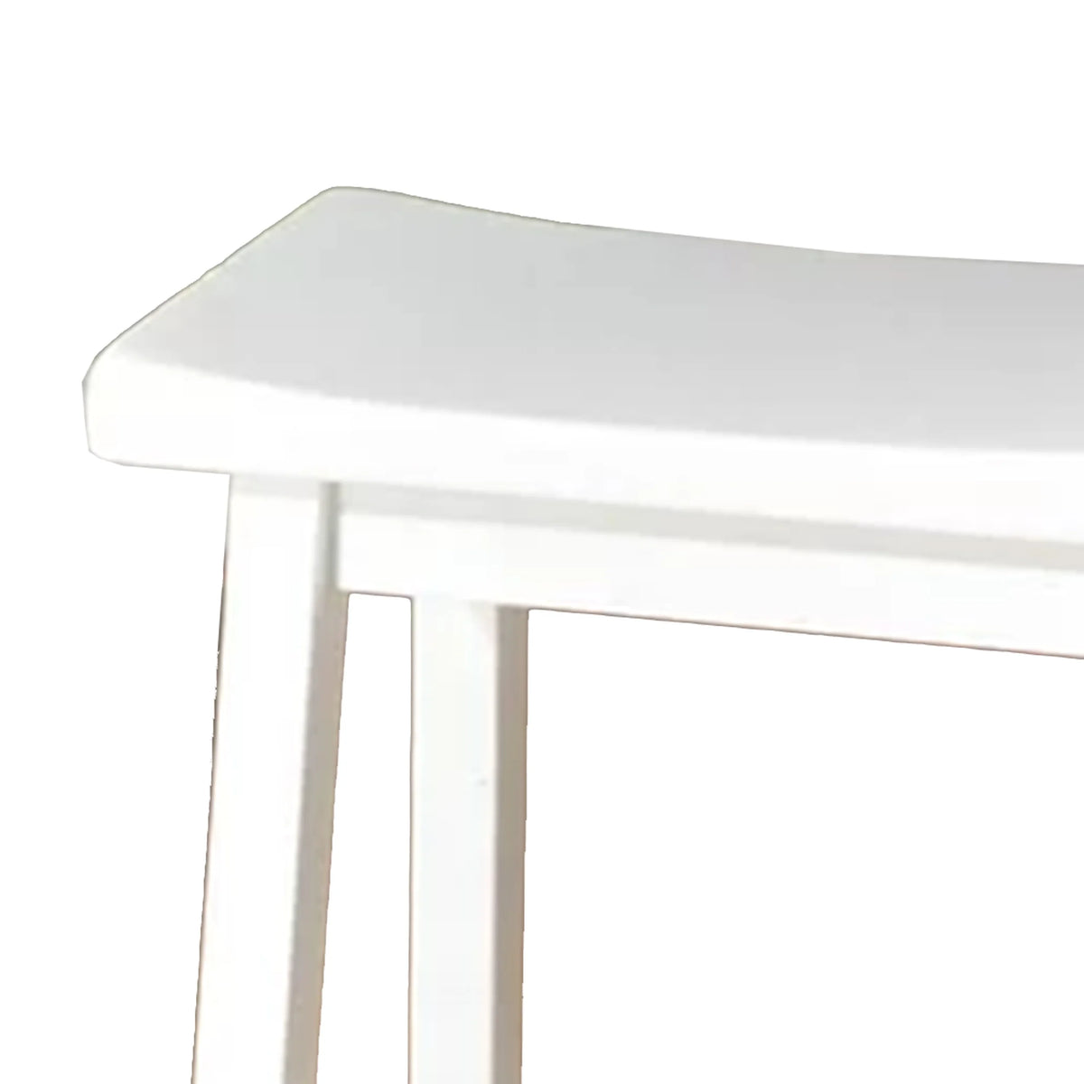 Indoor Counter Saddle TMS Arizona 24" Stool, White