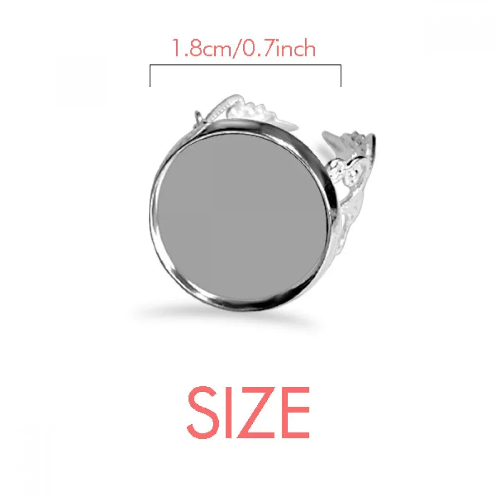 Sea Picture Ring Love Engagement Wedding Stone Ocean Beach Adjustable