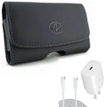 ThinQ, Fast Belt Premier Pro Jitterbug Clip Case w Stylo Home 25W G8X ThinQ, (L455DL), Swivel Smart3 for USB-C G7 Leather 4 Plus - Lively 5 Charger Cable LG 6ft Plus, PD 4 Type-C Harmony