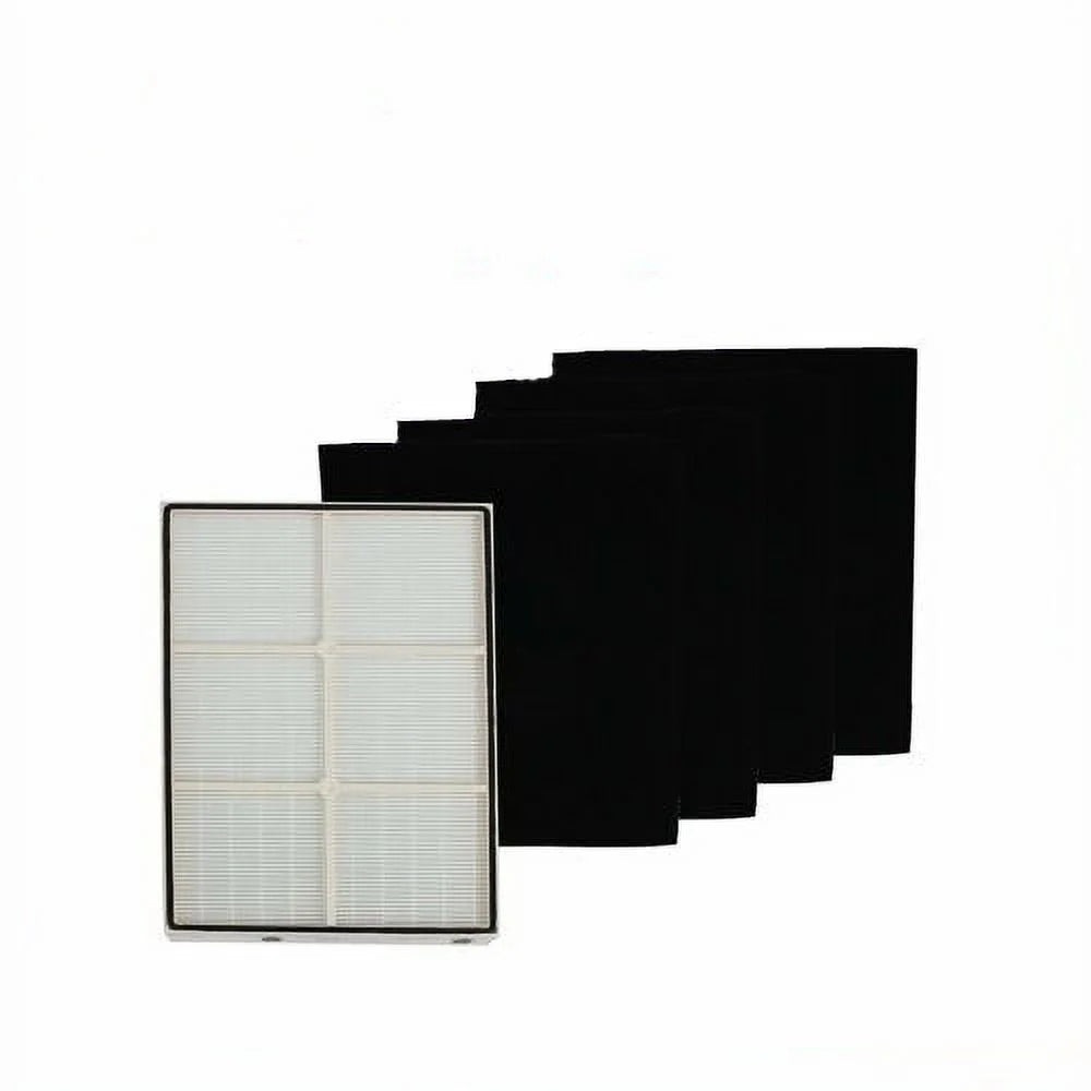 Filters + Models Black Compatible Whirlpool AP510 (Whirpool Whispure Non-OEM 4 + AP450 HEPA Purifier Purifier Pre-Carbon Filter Filters) Pre-Carbon Fits Filter