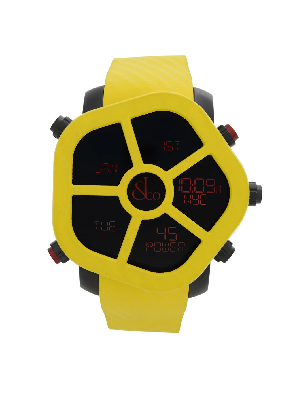 & Jacob GH100.11.NS.PC.ANH4D Bezel Co. Steel Ghost Yellow Watch Quartz Carbon