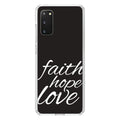 Protector & Screen for (6.7" Christ Back, Bumper, Galaxy DistinctInk PLUS Acrylic Hope White 5G TPU Love Hybrid Shockproof S20 - / - / Faith Clear Tempered Case - Screen) Black - / Glass