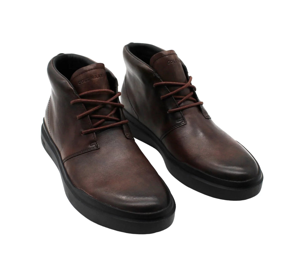 Lace Chukka Leather GrandPro Chukka Rally up (9.5) Mens Cole Haan
