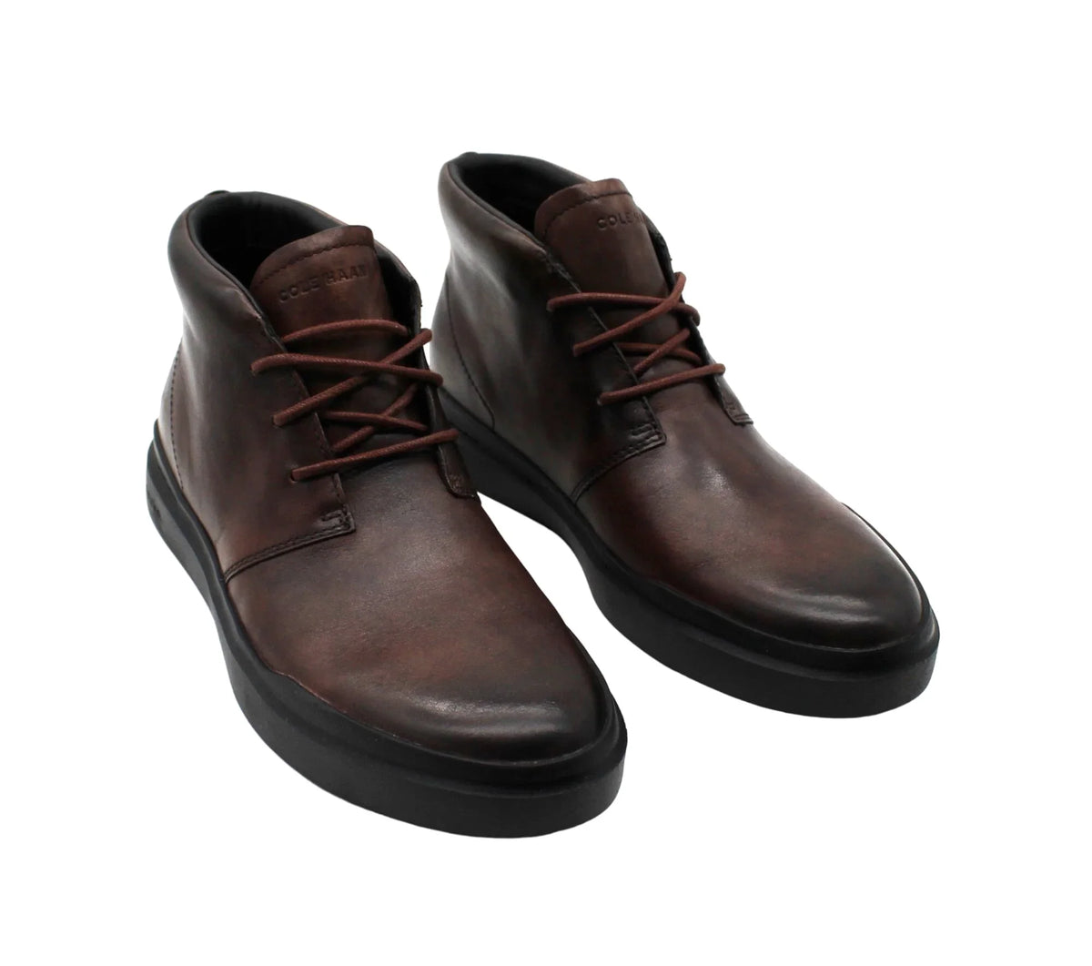 Lace Chukka Leather GrandPro Chukka Rally up (9.5) Mens Cole Haan