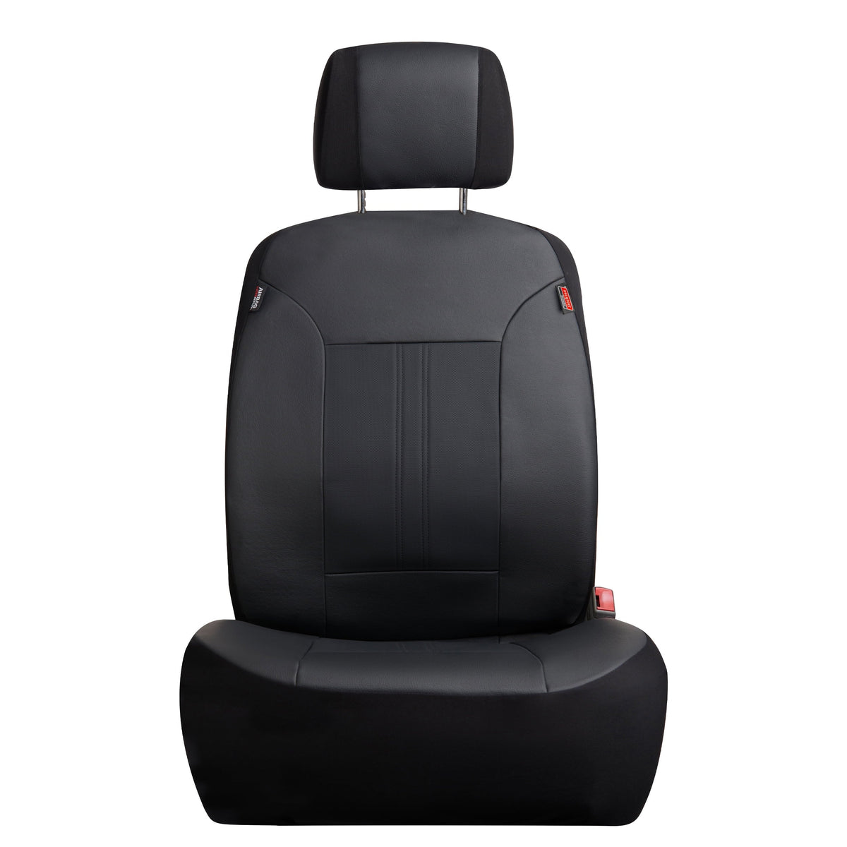 Seat 43645WDI Petersen 3-Piece Black Car Covers, Genuine Vegan Dickies Leather