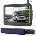 Monitor for Reverse Camera Installation, Back Supports Wireless True Truck, Systems Camera Wireless for DIY for Solar 5" Up HD RV 2 Camera Backup Car/Trailer/Pickup/Mini SunGo2