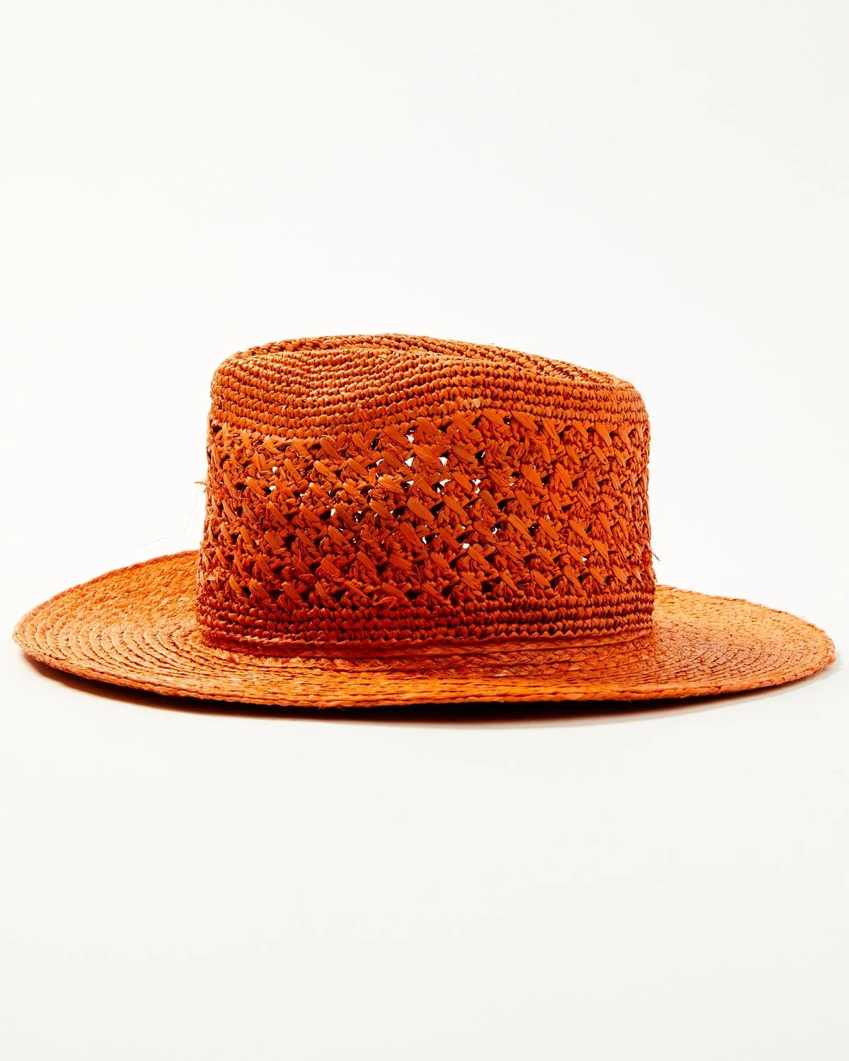 Copper Vented Straw Rust Women's Shyanne One Fedora Size