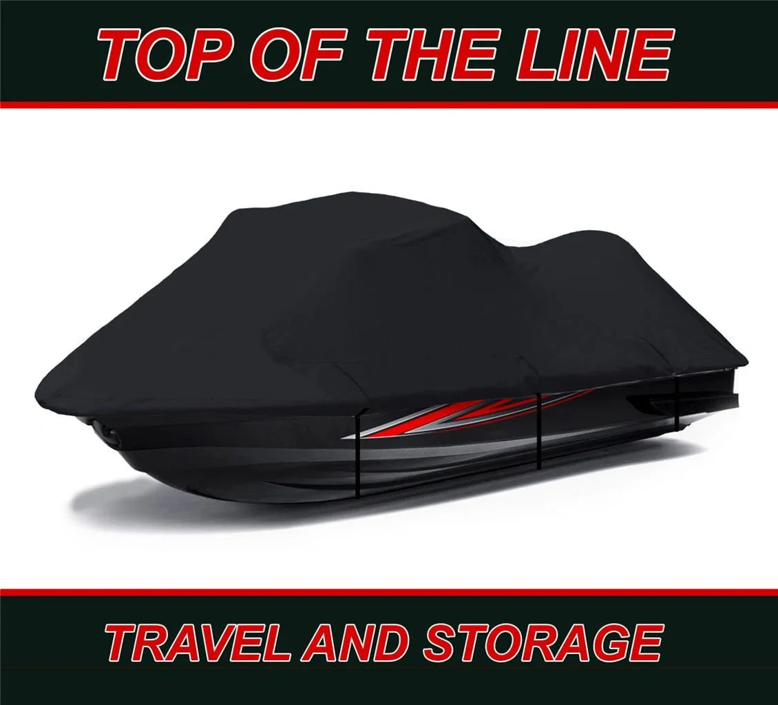 SKI Doo 600D 2003 VTCE Ski PWC Cover Compatible BLACK Watercraft Cover 2005 Jet Sea Sea-Doo JET for 2004 GTX 4-TEC