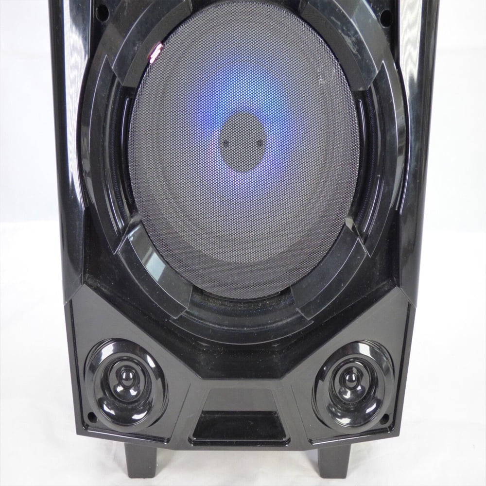 Home Outdoor Rechargeable LED Microphone USB Speaker Lights Input Tailgate Bluetooth