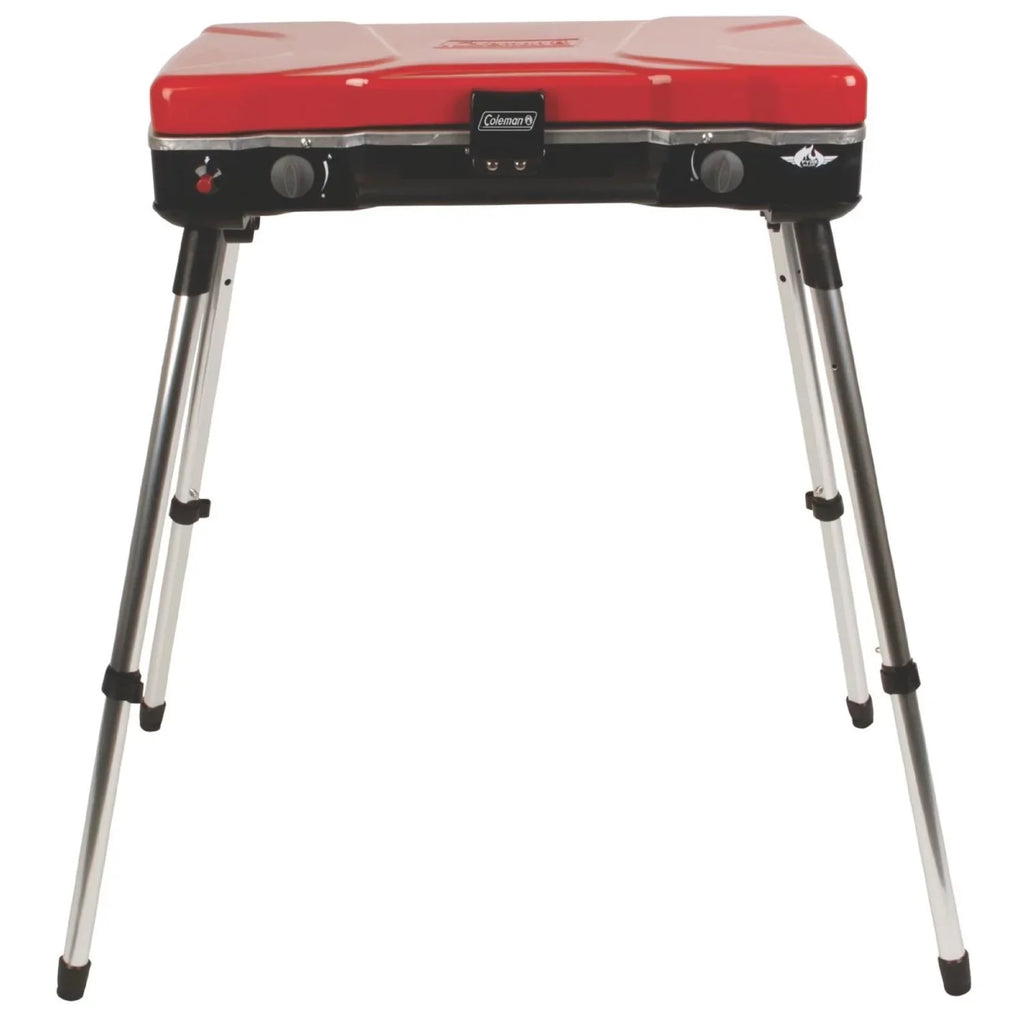 Grill Propane Stove and Coleman Fyremajor 2-Burner