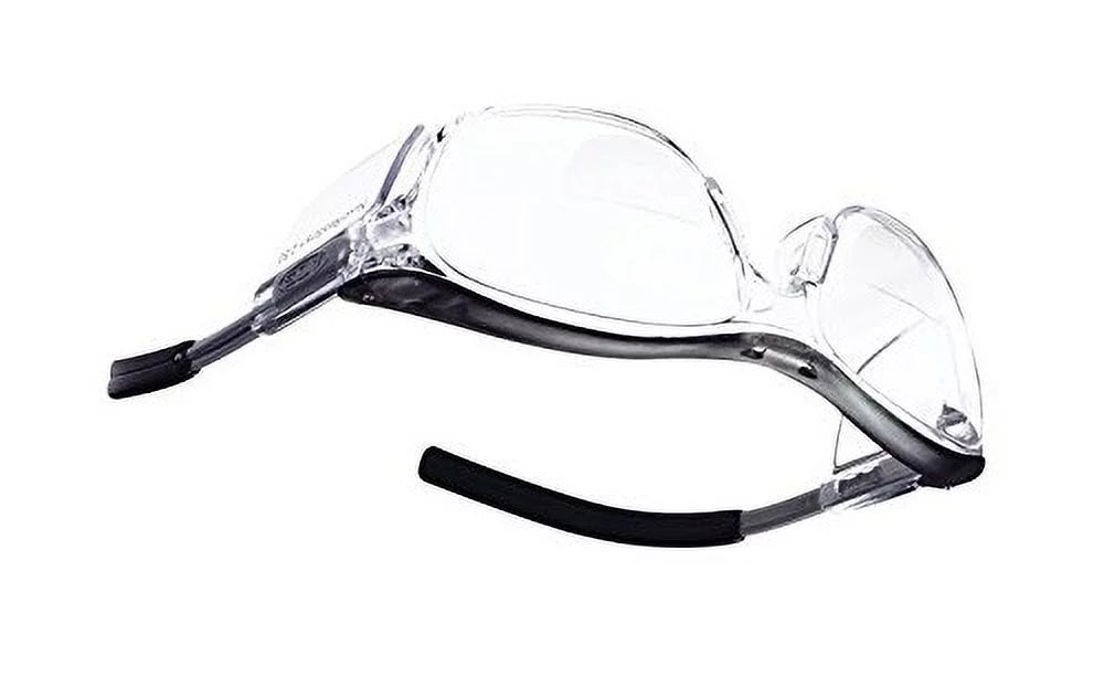 Clear Frame, 11436-00000-20 Reader Eyewear Nuvo Diopter +2.5 3M Lens, Gray Protective