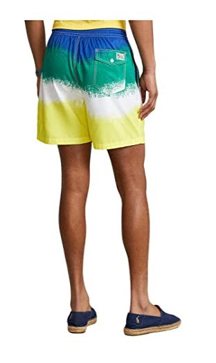 Lauren Men's Yellow Trunk Classic Ralph Traveler Swim XX-Large Size