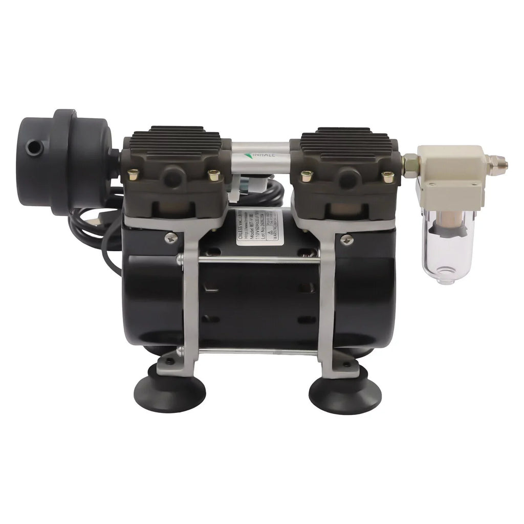 Pump Air Free with Vacuum 100W Oilless Filter 95Kpa Pump Oil Vacuum Industrial