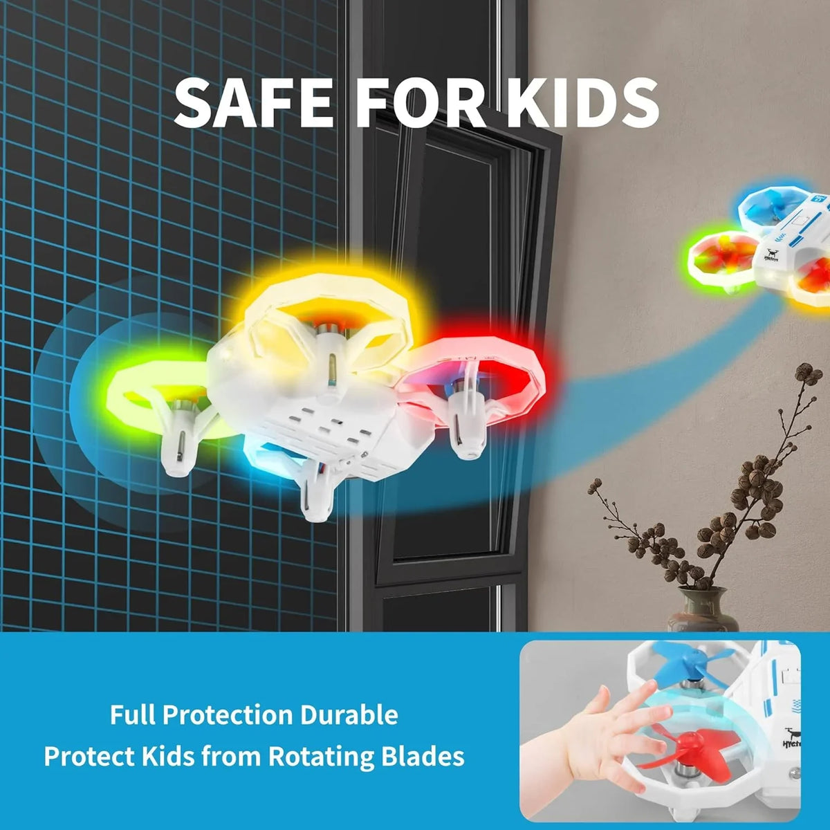HYG Toys Open with - WHITE Box Turn Kids Mini RC Signal for Light Drones