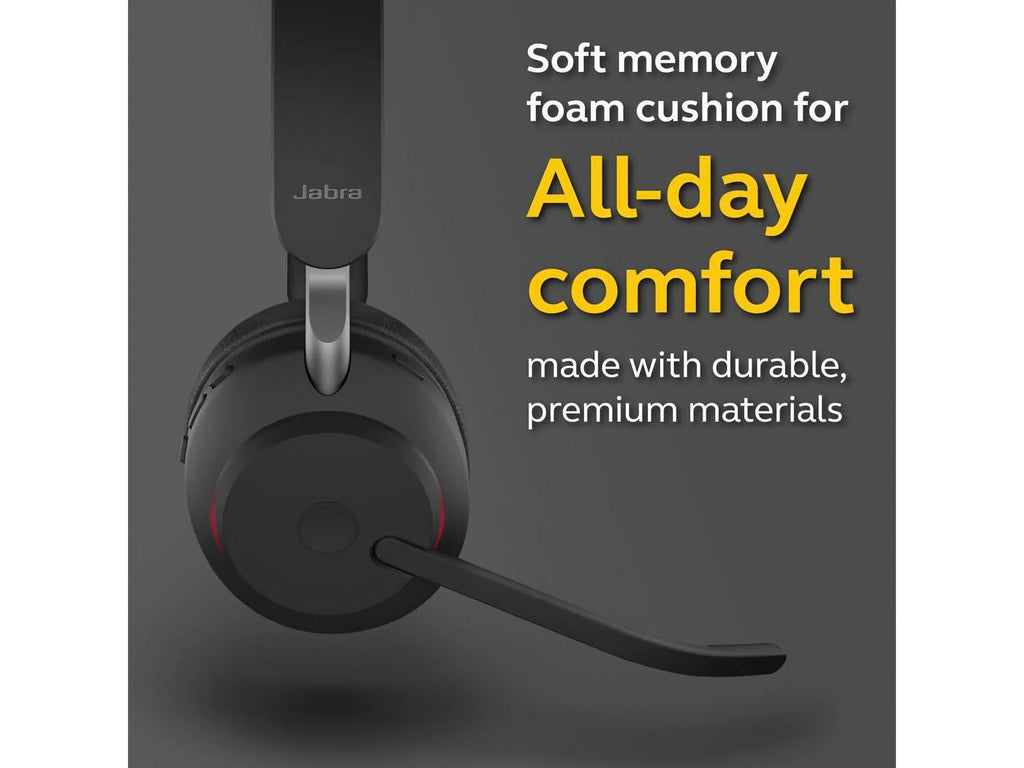 USB-C Wireless Headphones MS Music Headset -Black Evolve2 Mono Jabra / 65