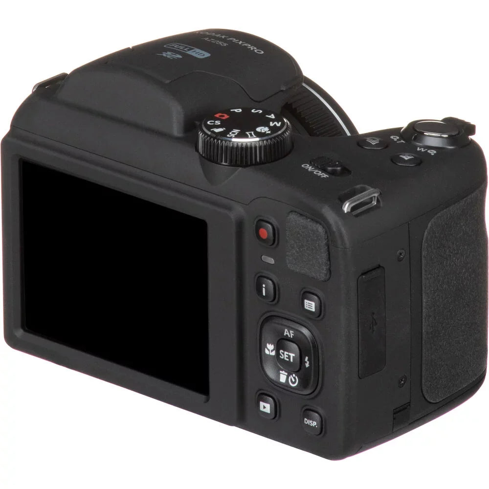 Digital PIXPRO + Tripod Kodak Warranty (Black) AZ255 Spider 64GB + Yr Camera - 1