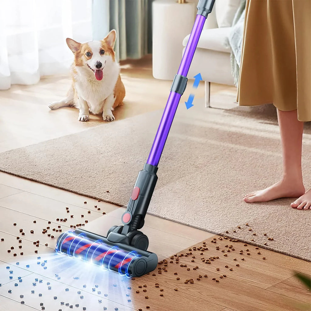 Vacuum C825 Box - UDON Cordless Purple Cleaner 350W Stick Lightweight Open