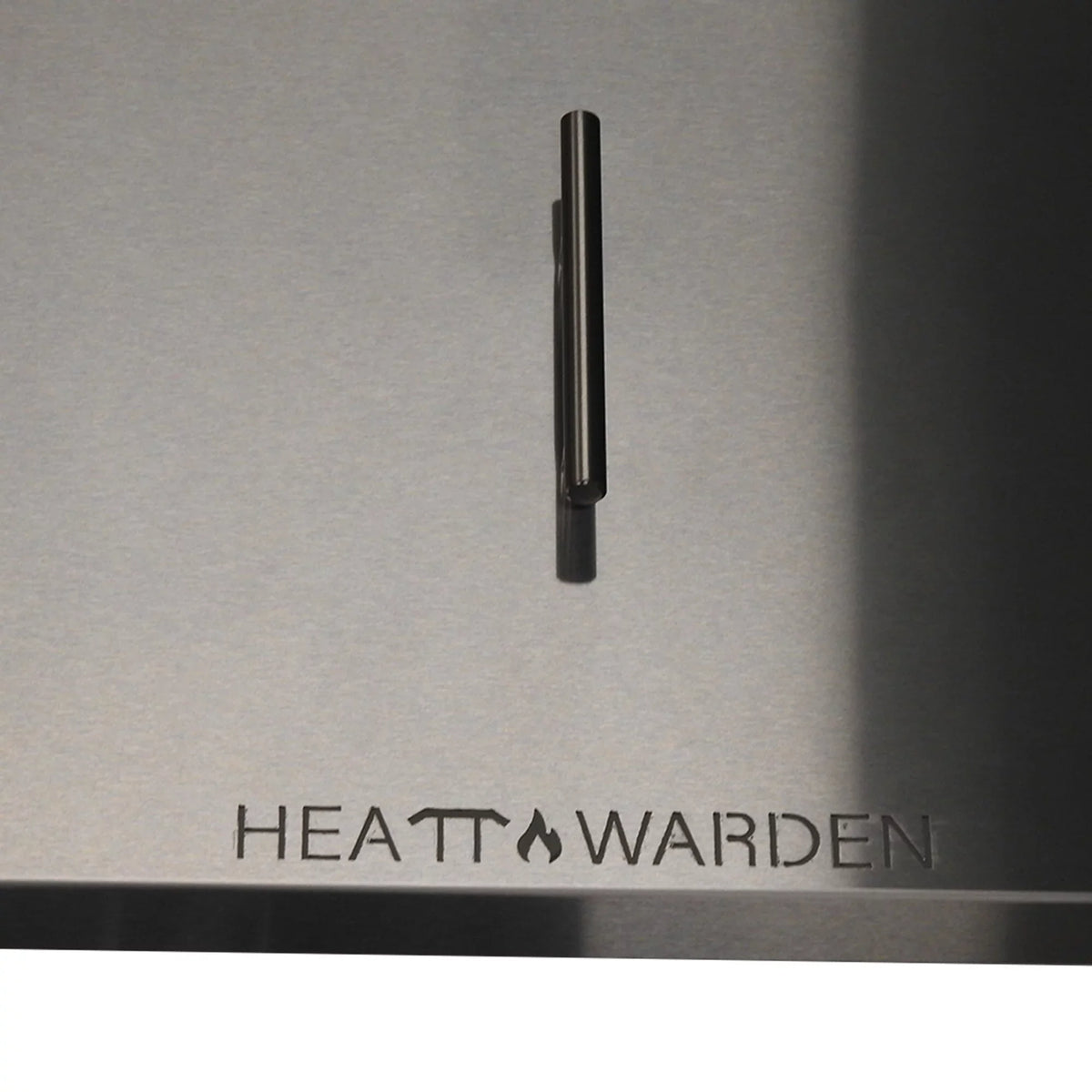 Heat Warden Steel Rectangle Deflector Fire in Stainless Pit Heat