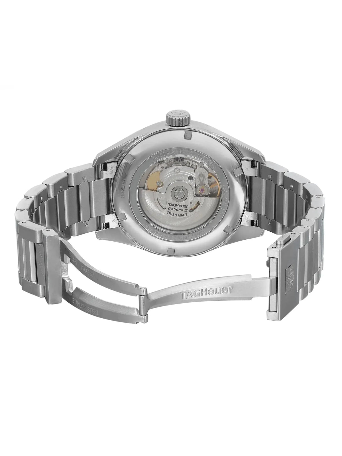 Steel (Good) 41mm Day-Date Carrera Pre-owned WAR201C.BA0723 TAG Heuer Watch