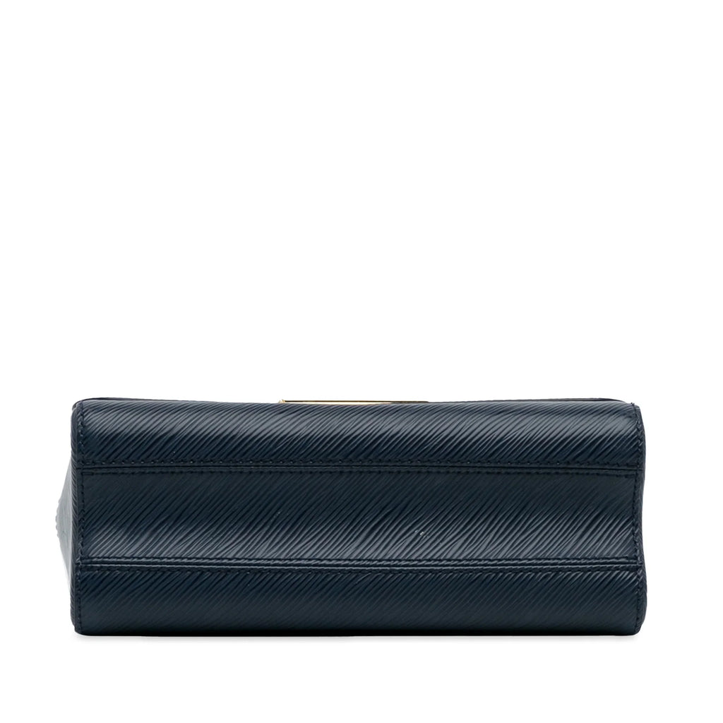 Crossbody (Good) Authenticated Epi Bag Louis Pre-Owned MM Vuitton Leather Twist Blue Unisex