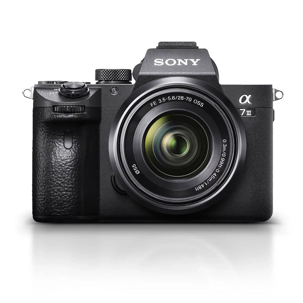 Camera a7 Mirrorless Advanced Lens 28-70mm W/ Bundle III Alpha - Sony ILCE7M3K/B