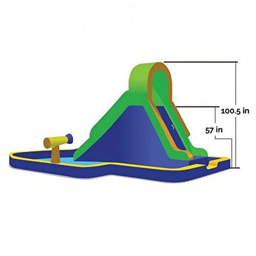 19' Inflatable Rush Water Blast Slide Zone Hydro