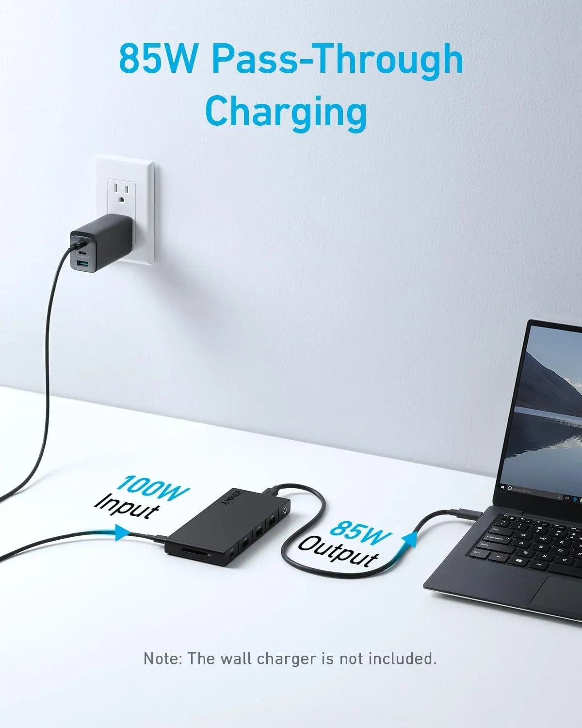364 Hub HDMI and ThinkPad, USB-C Max Dual Slot 4K 100W HDMI) Ports, (10-in-1, USB Data Ethernet Card Laptop, More SD for USB-A Anker C and 4 Ports, Delivery, Power and 4K Dell with Dual
