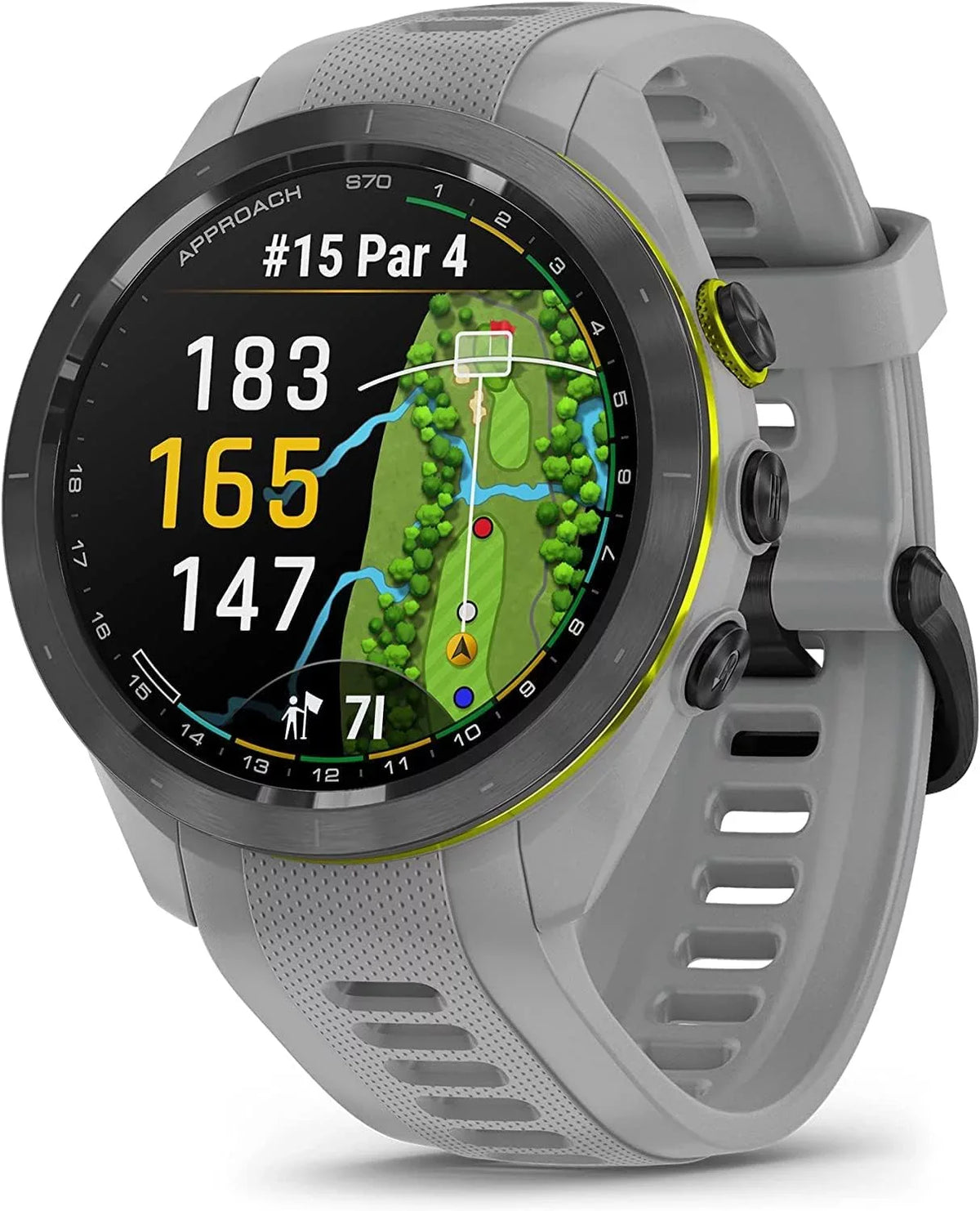 (47mm) with Garmin Black Approach Accessories S70,