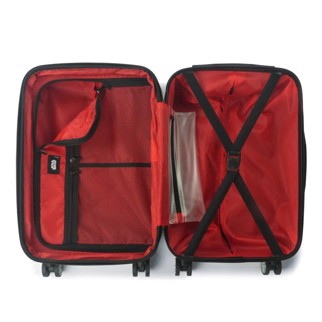 Luggage, Vader Silver Star 29 Hardshell with Darth Wheels, Wars Embossed Inch Suitcase Rolling
