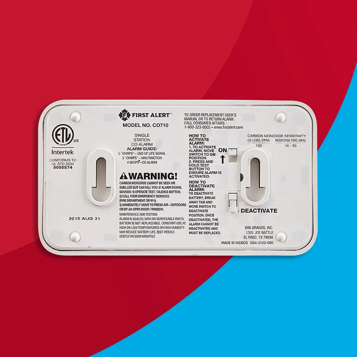 Year Display Alarm w/ 10 CO Digital