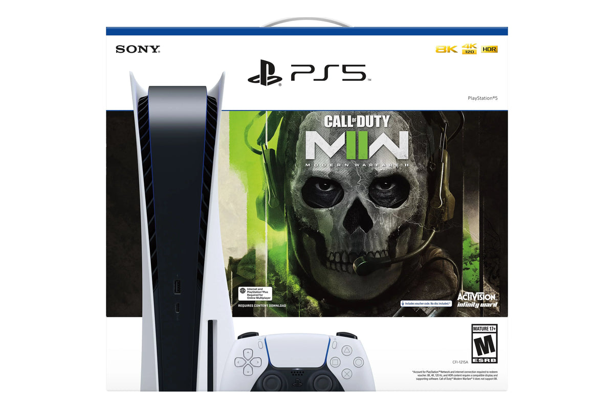 Warfare 5 Bundle - Console of Disc Duty Call Modern II PlayStation