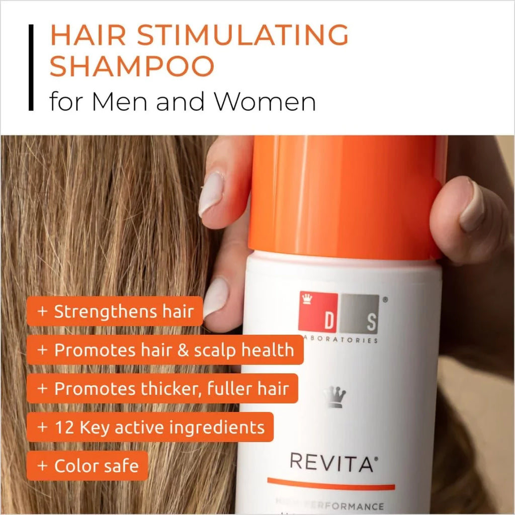 '- Oz Shampoo for and Strengthening, Laboratories Hair Volumizing, 7 Fl Hair Free, Women, Supports Hair Growth, Thinning DS For Revita Thickening Shampoo Men Sulfate by