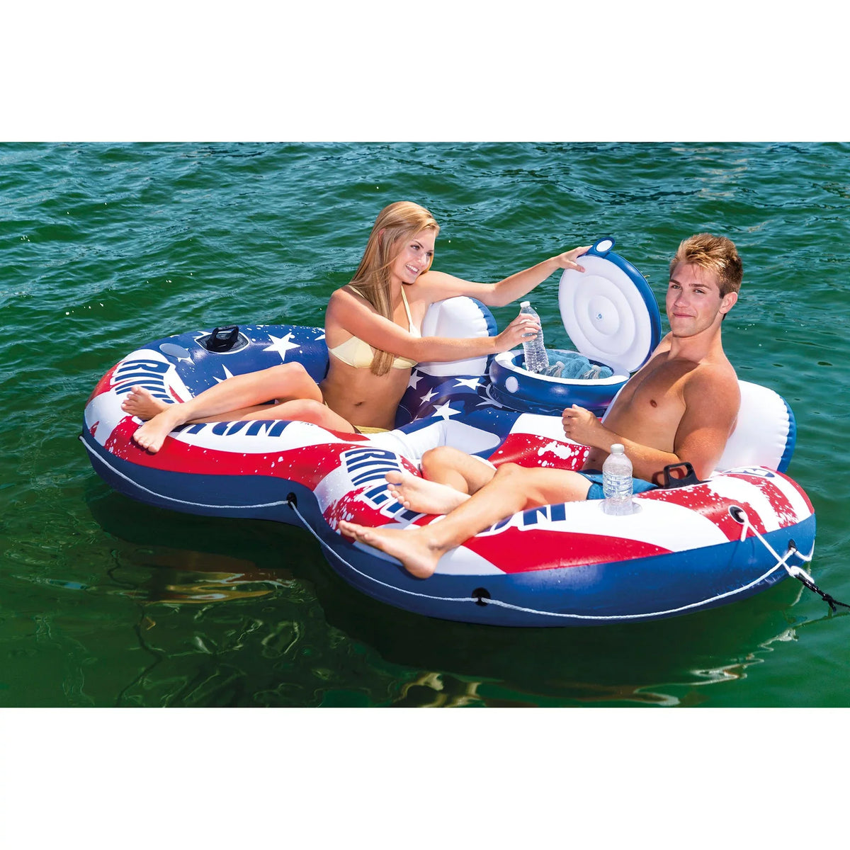 Run Float Float Intex Person 2 River Flag Person American II 2 &