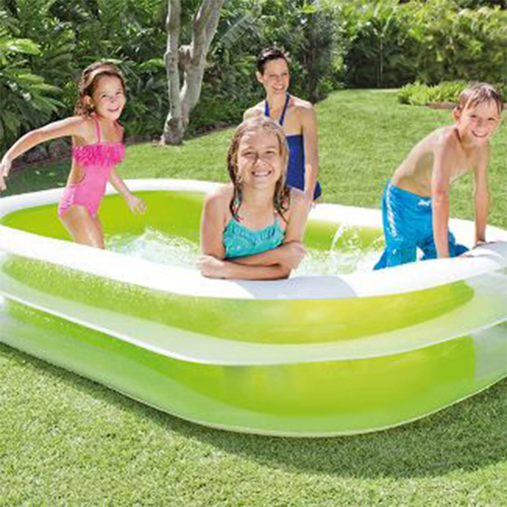 Swim Center Splash x with & Blue 8.5' White Play Intex Kool 5.75' Center,