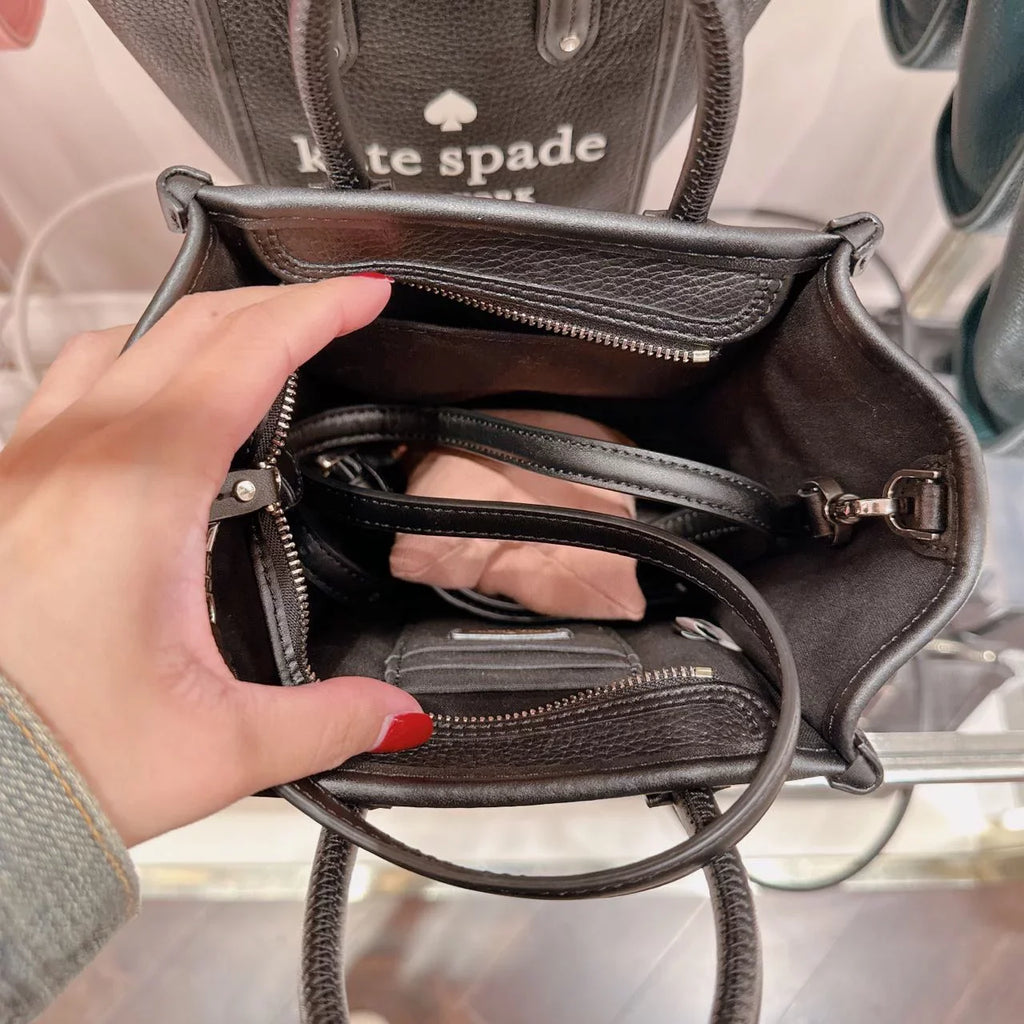 Spade Tote K7295 Black Kate Mini In Ella